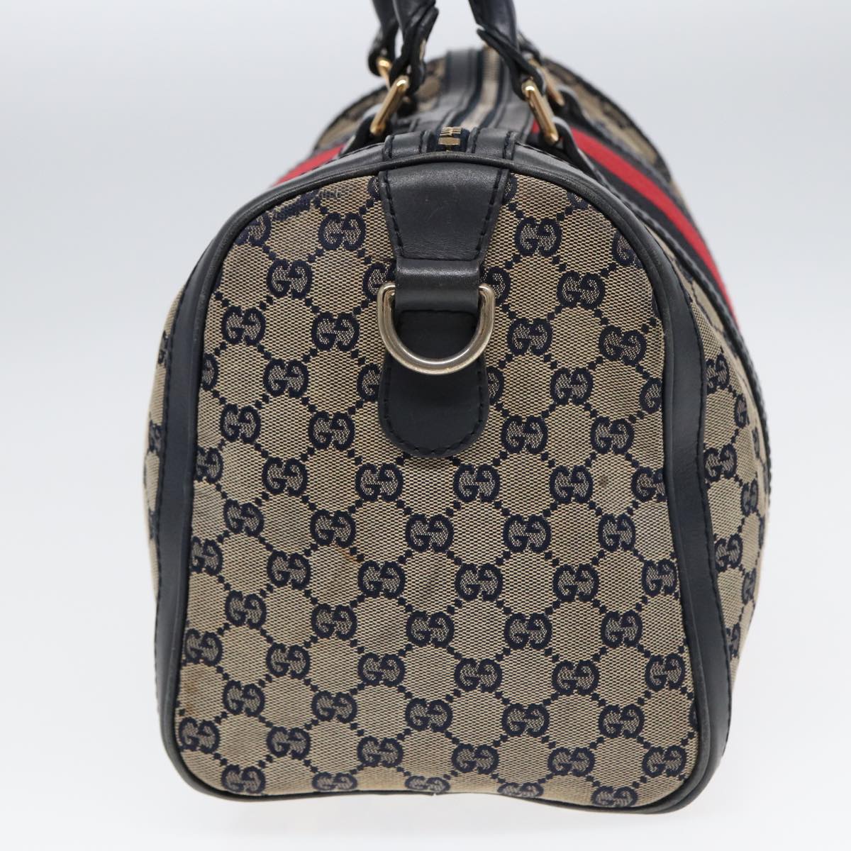 Gucci Canvas Top Handle Shoulder Bag