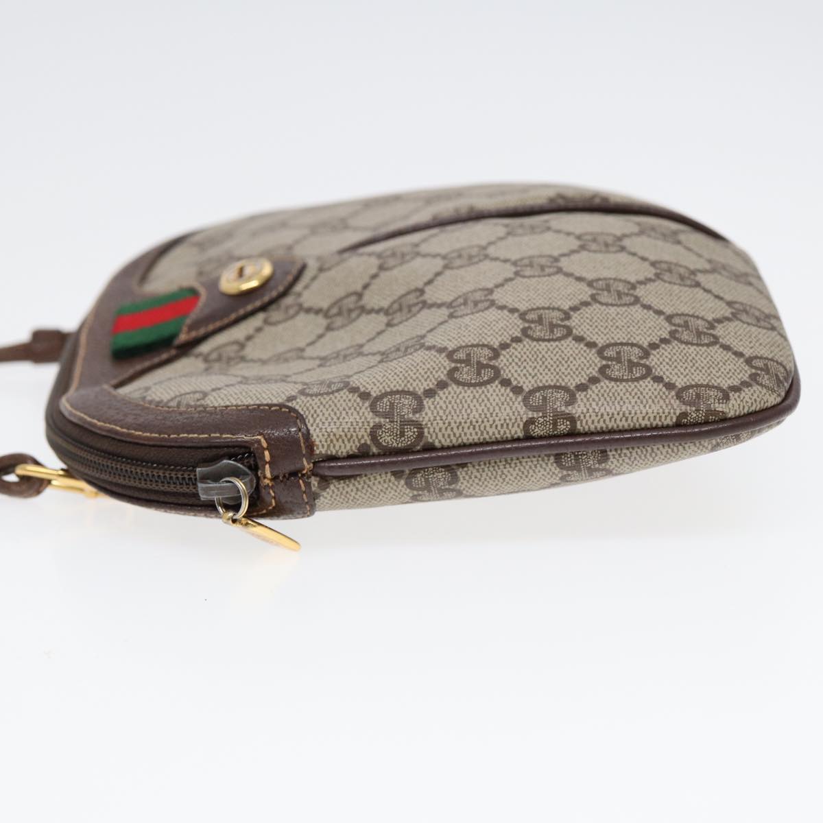 Gucci Leather Canvas Shoulder Bag