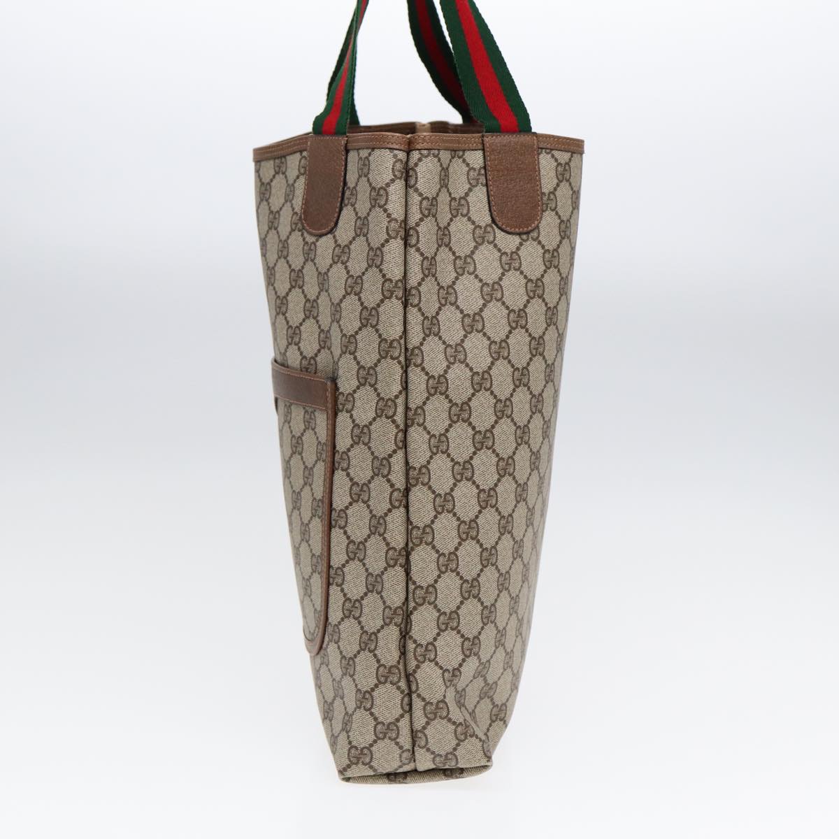 Gucci Leather Canvas Tote