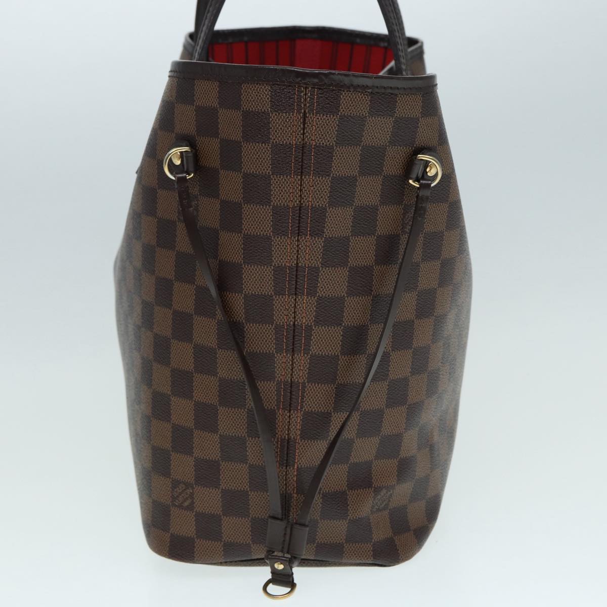 LOUIS VUITTON Damier Ebene Neverfull MM Tote Bag LV Auth