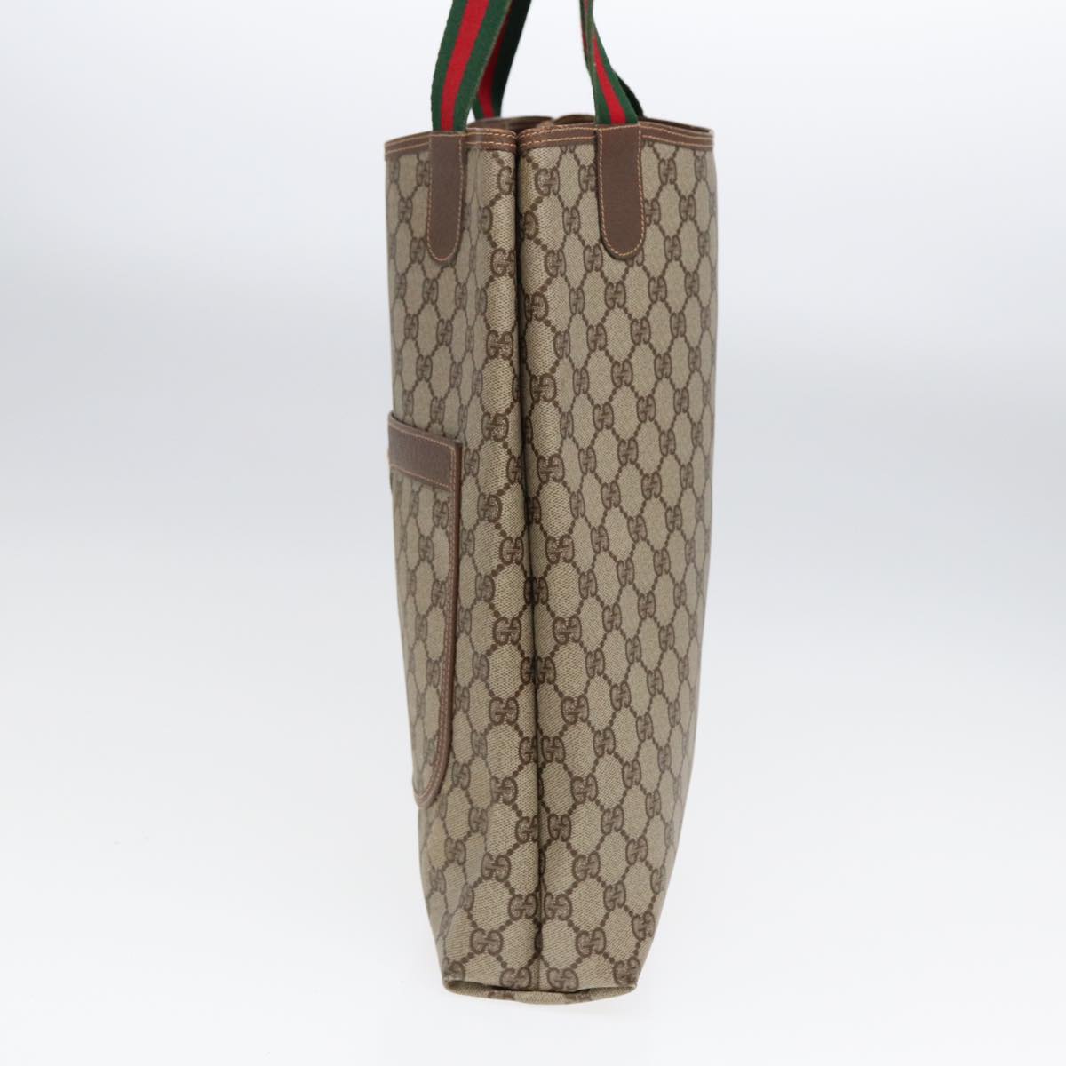 Gucci Leather Canvas Tote