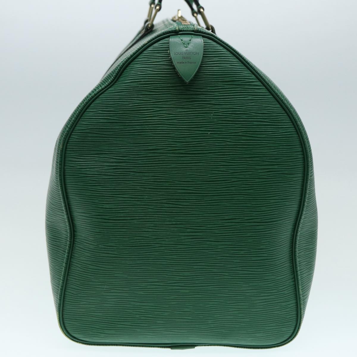 LOUIS VUITTON Epi Keepall 50 Boston Bag Green LV Auth