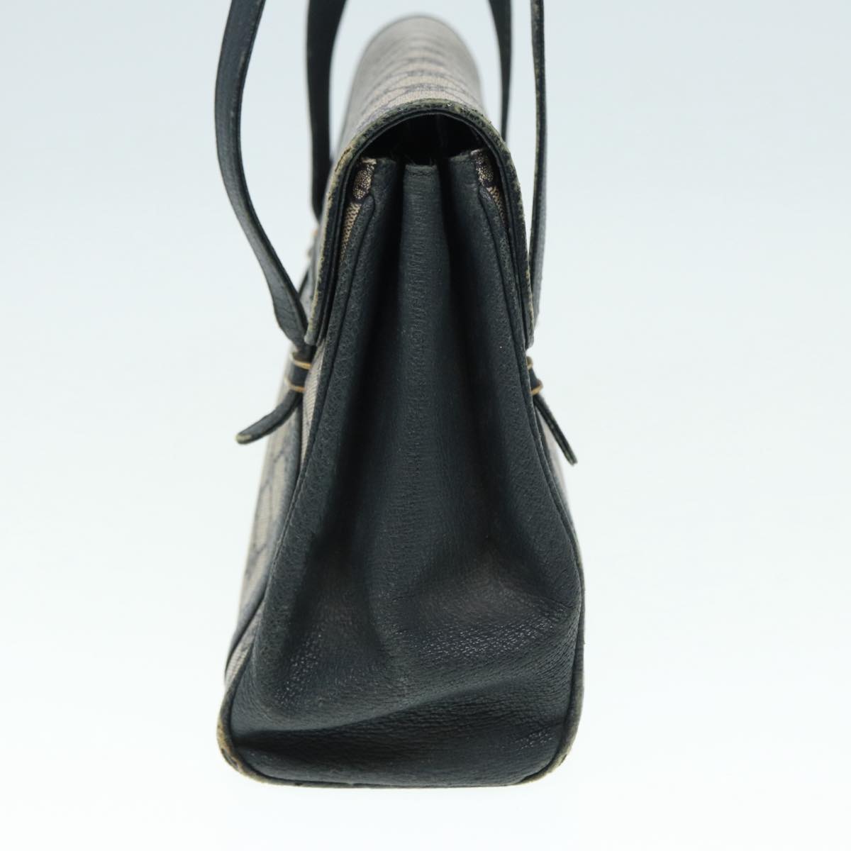 Gucci Leather Canvas Handbag