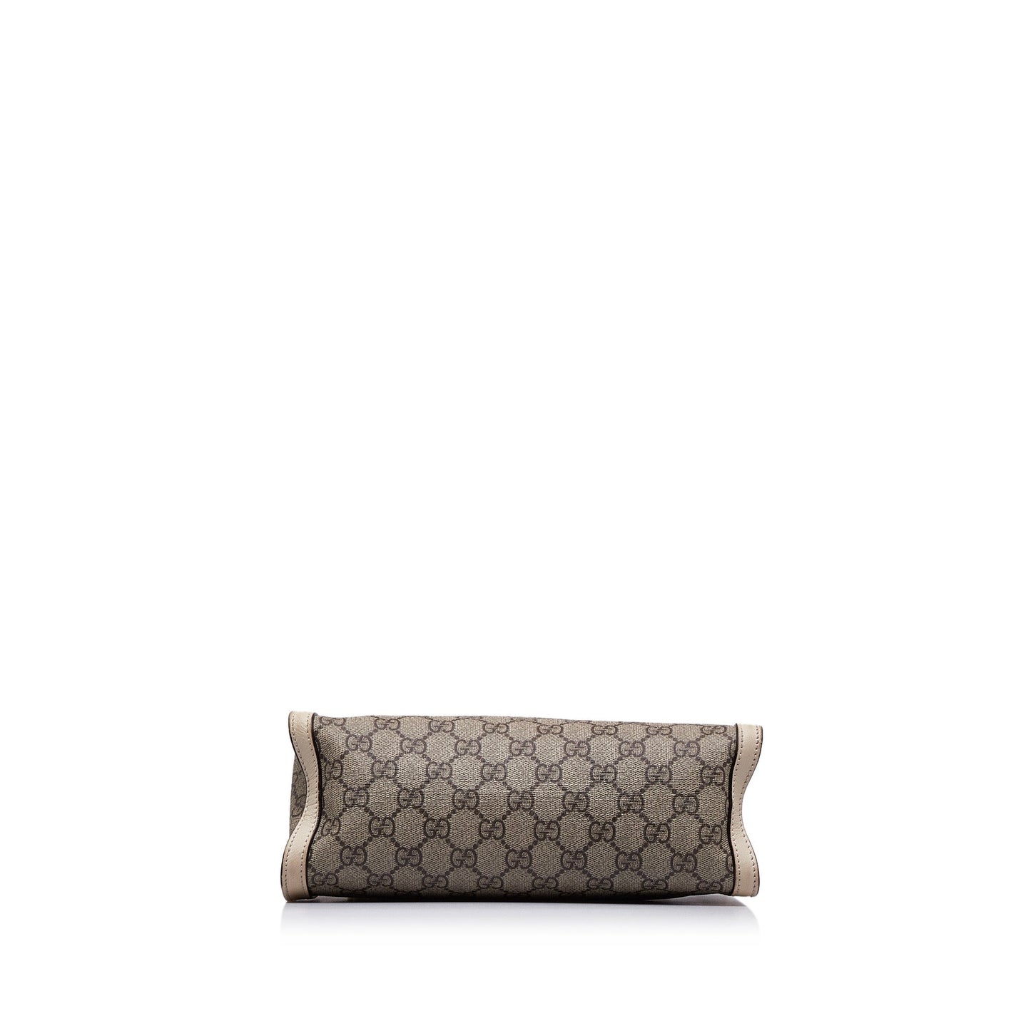 Gucci GG Supreme Brown Leather Chain Tote Style 1