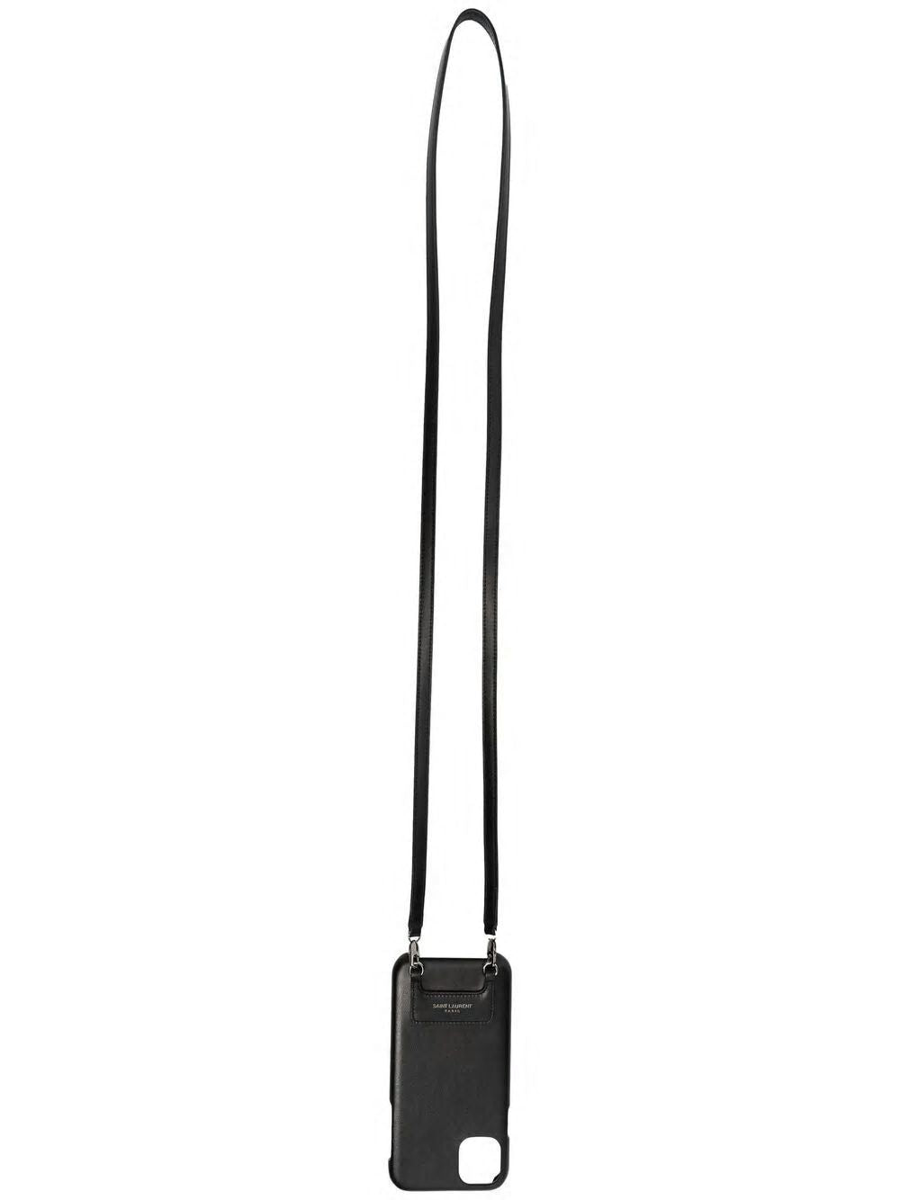 Luxury Saint Laurent Trending 2026 Iphone 11 Pro Crossbody Case in 1000 | 6507240U90R1000