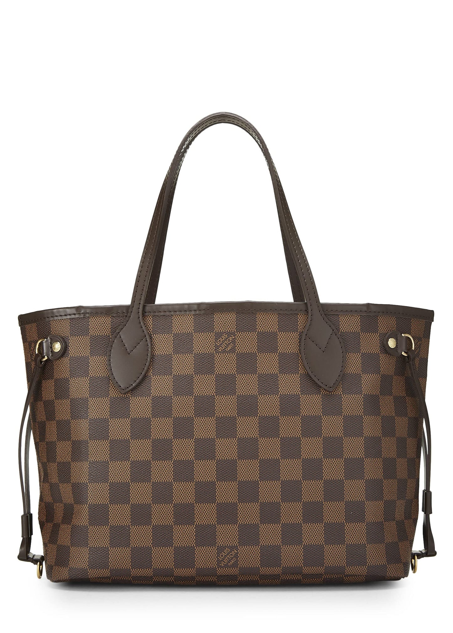 Louis Vuitton, Damier Ebene Neverfull PM, Brown