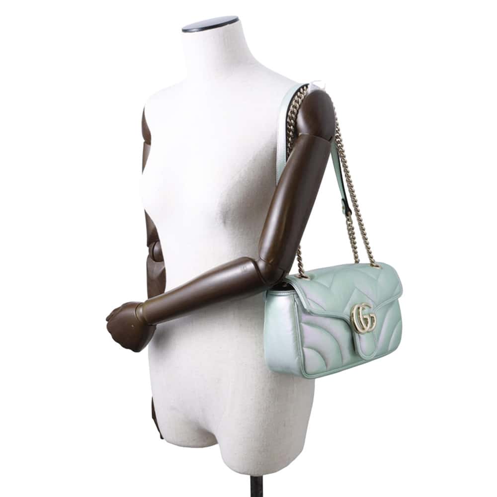Gucci Chain Leather Shoulder Bag