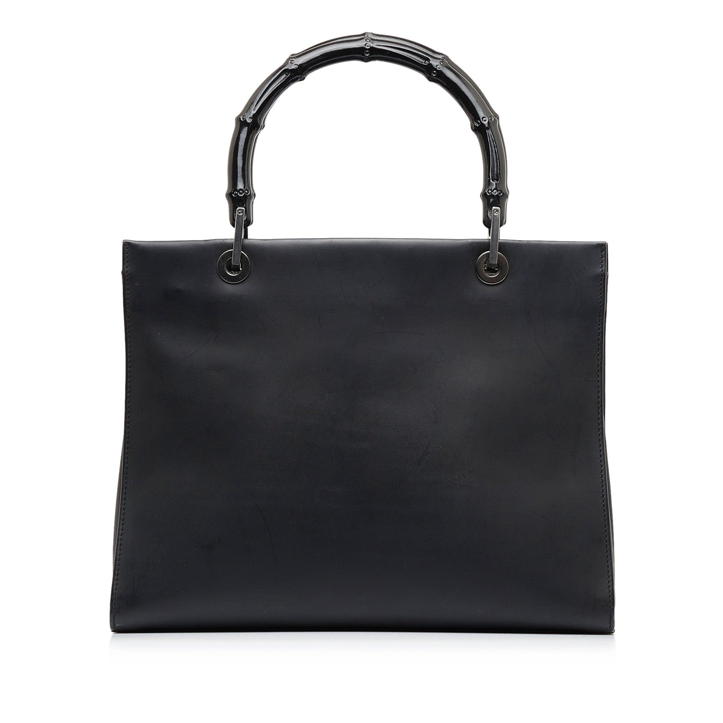 Gucci Bamboo Black Leather Shoulder Bag Style 3