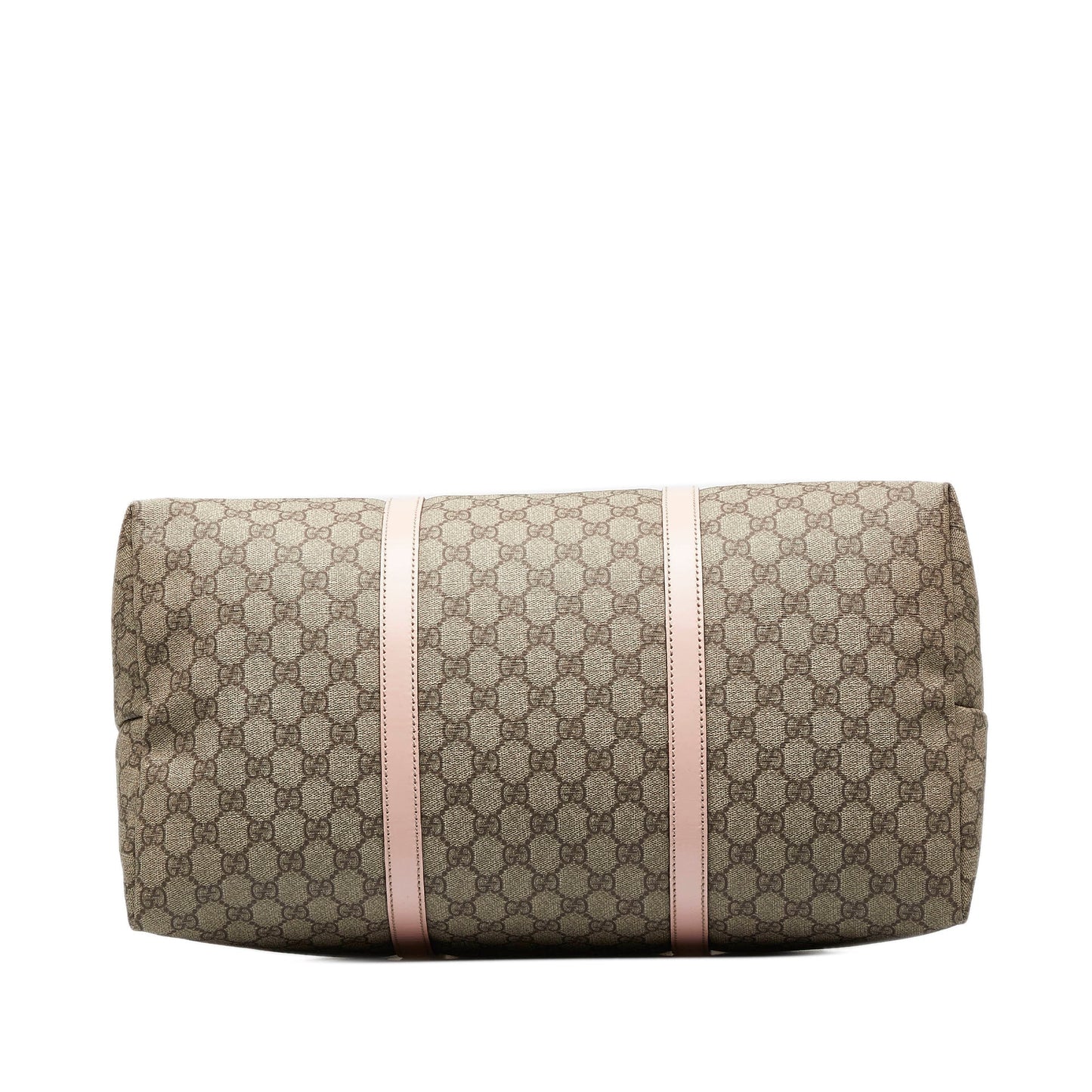 Gucci GG Supreme Beige Leather Canvas Tote