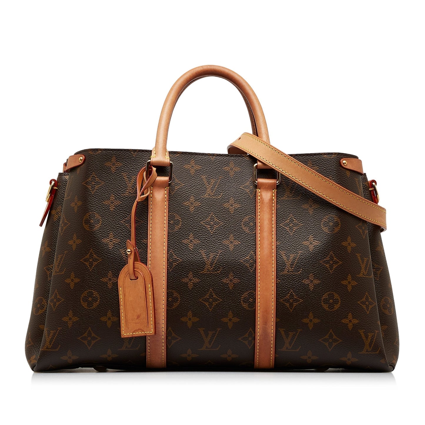 Louis Vuitton Monogram Soufflot MM Satchel Handbag