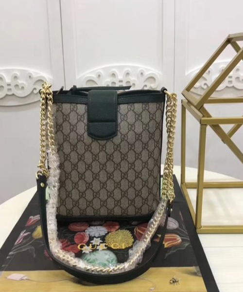 Gucci Monogram Chain Leather Crossbody