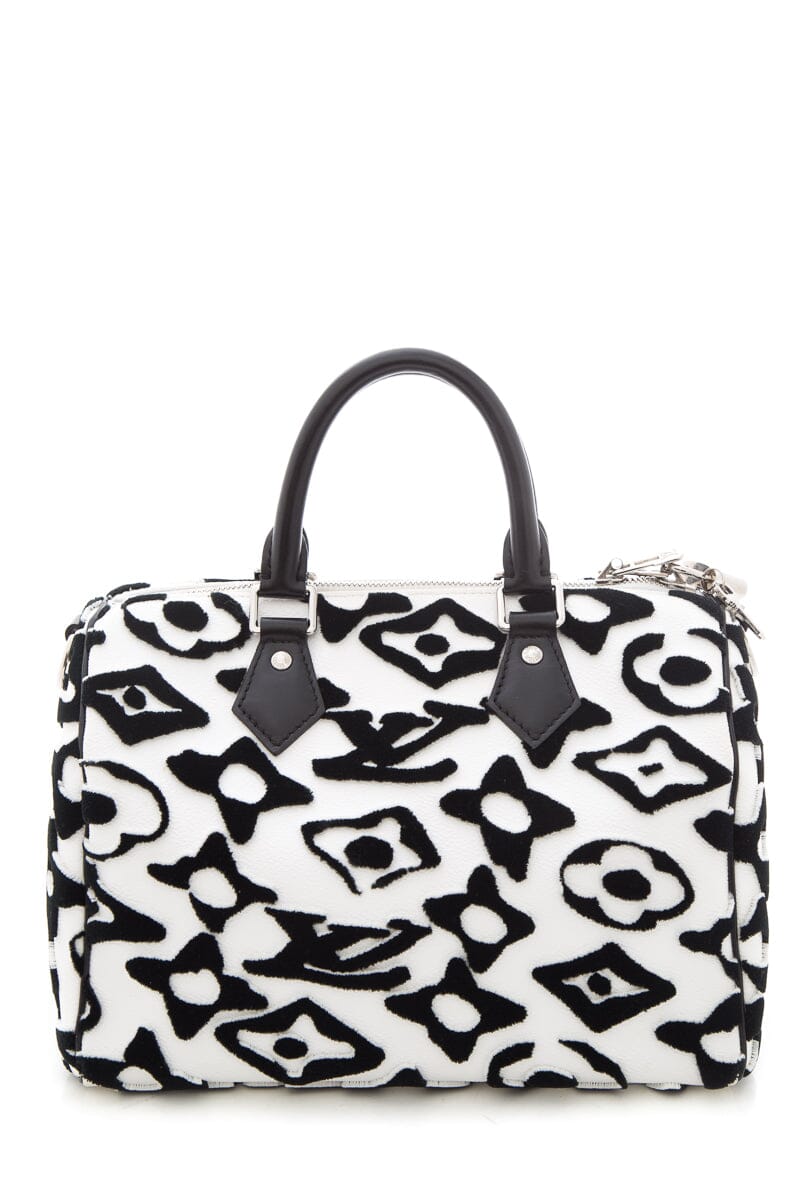 Louis Vuitton Bandouliere 25 Urs Fischer Black & White Handbag