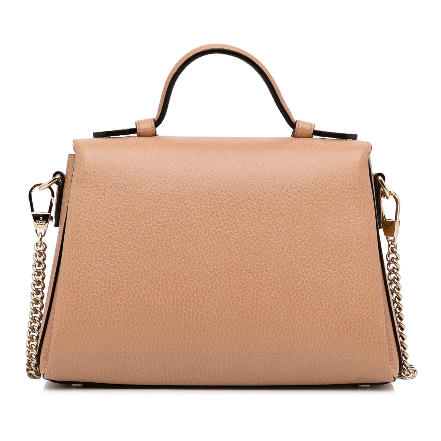 Gucci Interlocking G Brown Leather Calfskin Crossbody