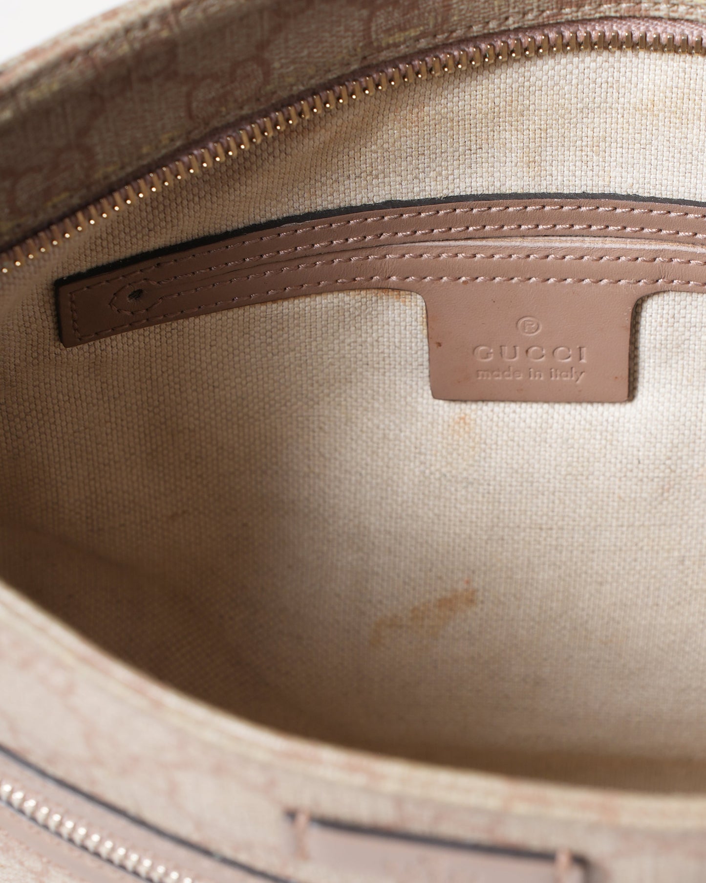 Gucci Lou Monogram Leather Canvas Tote