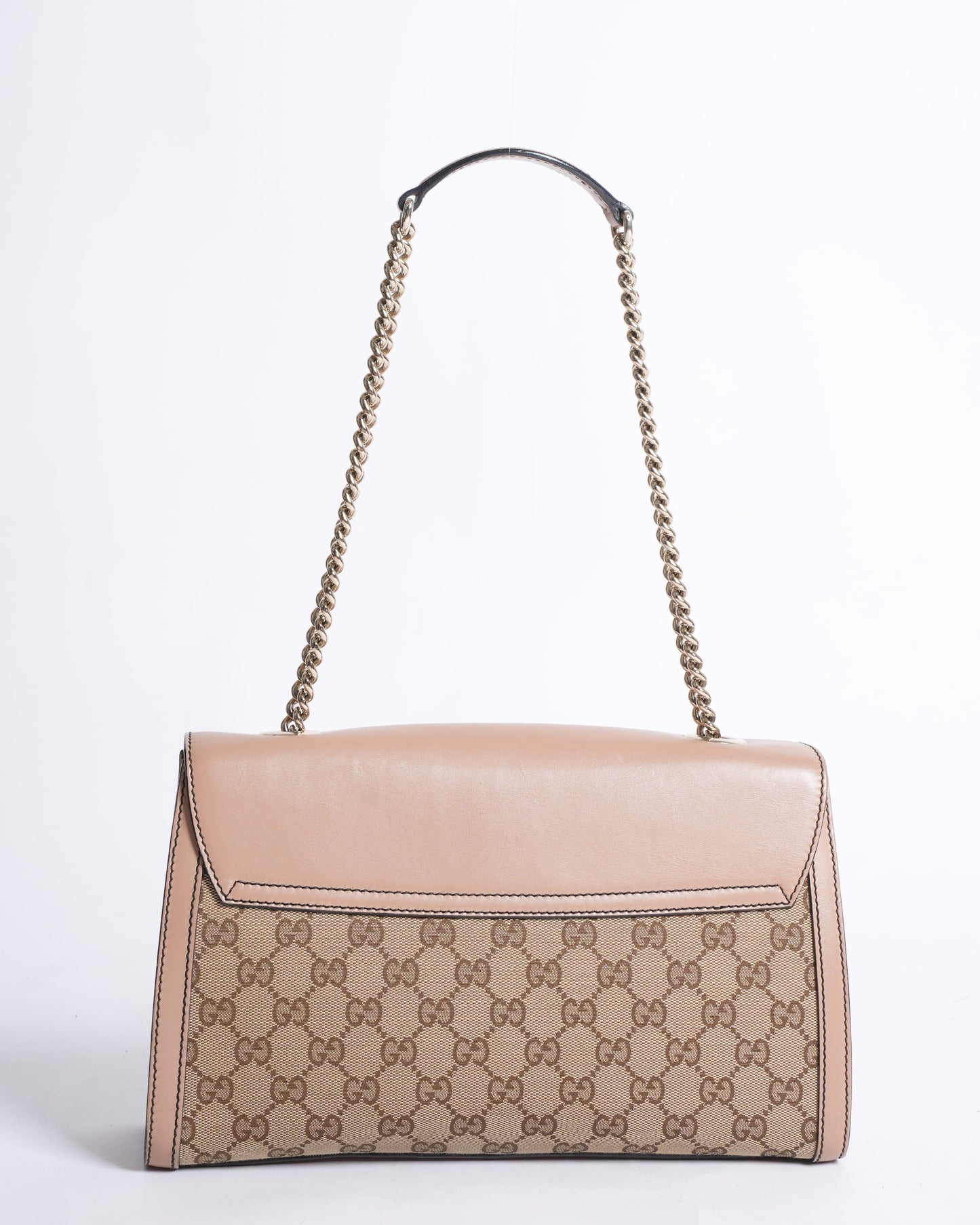 Gucci Monogram Leather Canvas Shoulder Bag