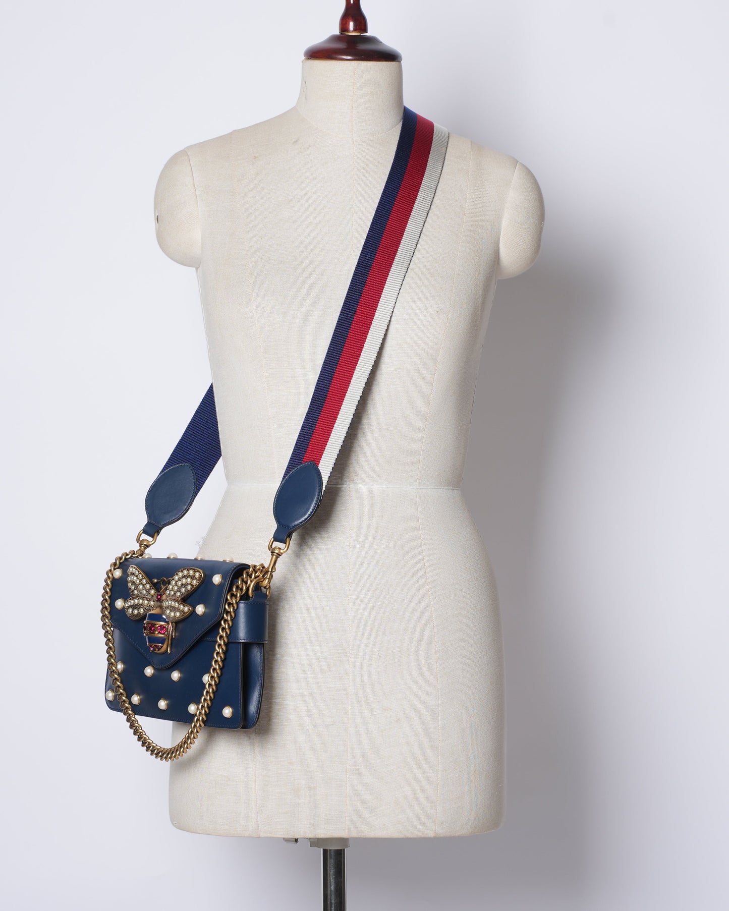 Gucci Lou Chain Leather Shoulder Bag