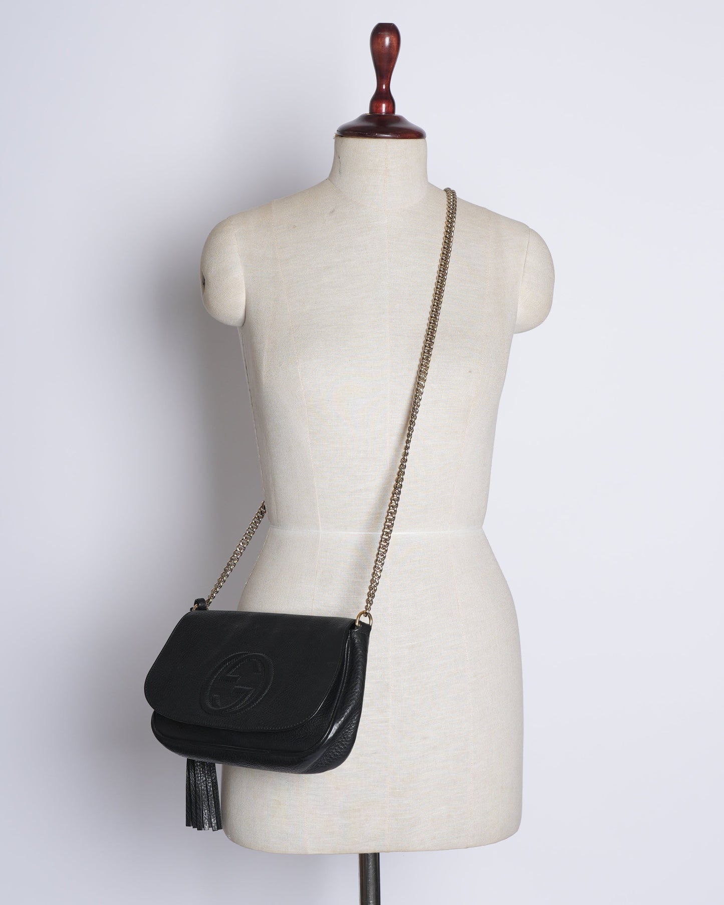 Gucci Lou Leather Mini Crossbody
