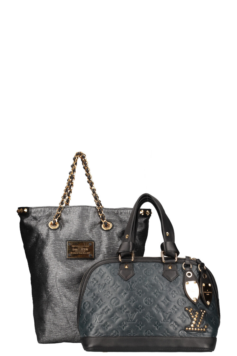 LOUIS VUITTON Double Jeu Neo Alma MNG Empreinte Blue Handbag