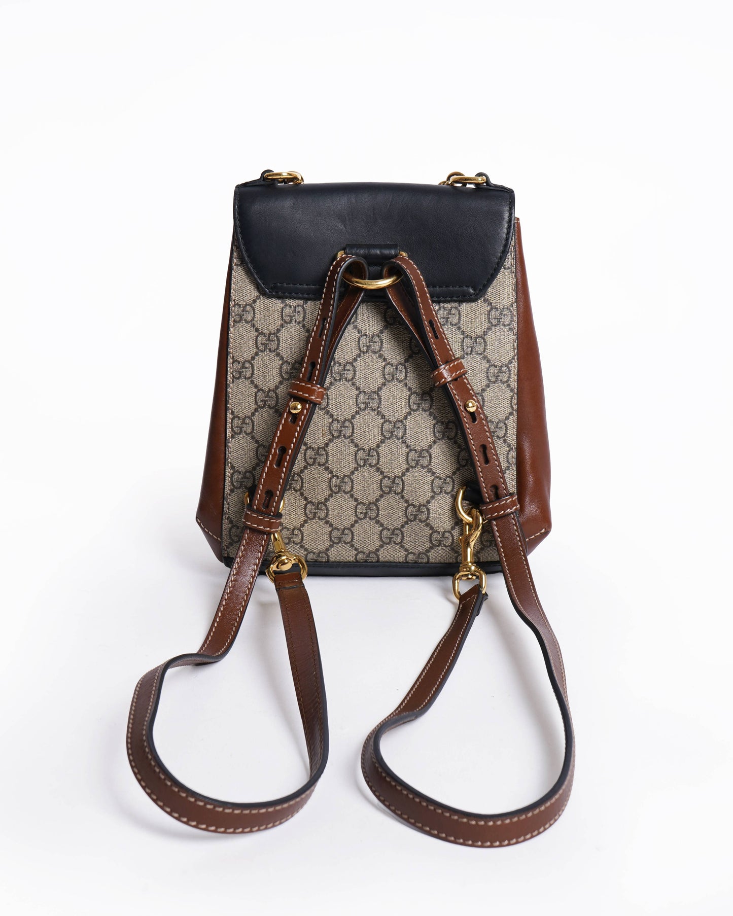 Gucci Chain Leather Backpack