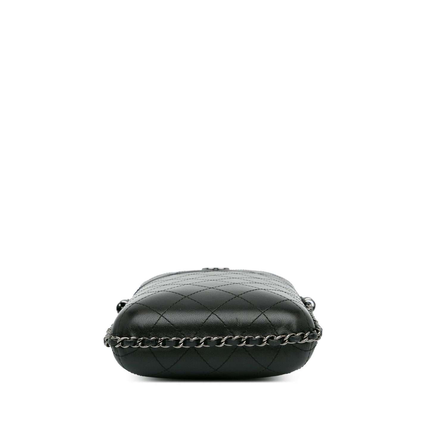 Chanel CC Quilted Lambskin Chain Around Phone Holder (SHG-5LOp7V) Crossbody