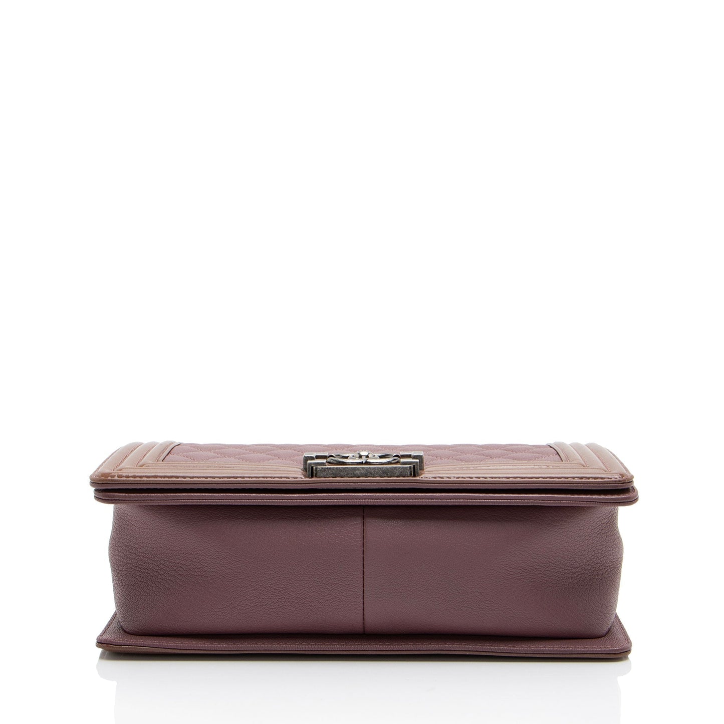 Chanel Calfskin Patent Old Medium Boy Bag (SHF-cHTh8E)