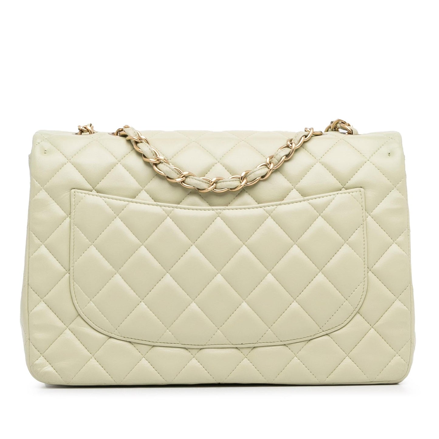 Chanel Jumbo Classic Lambskin Single Flap (SHG-RAwy5g) Shoulder Bag
