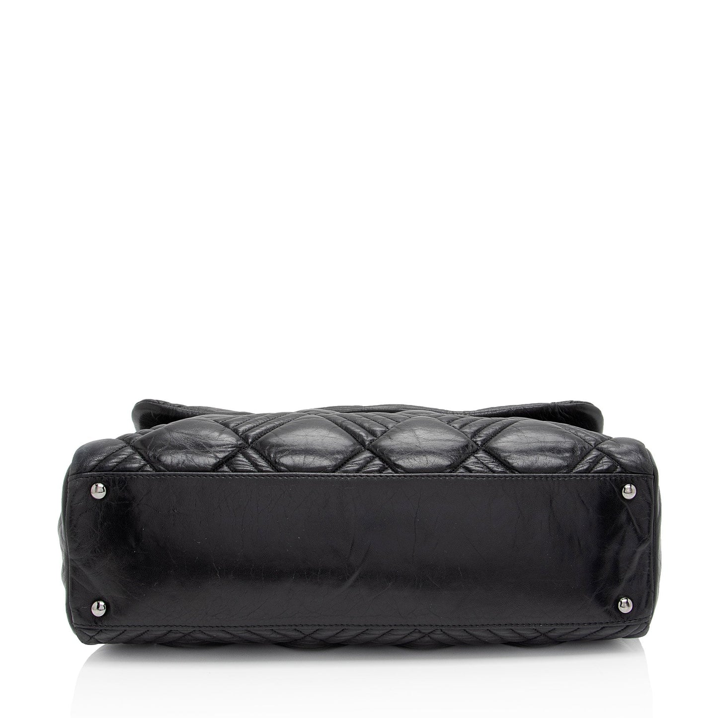 Chanel Lambskin In and Out Maxi Flap Bag (SHF-A4kgjG)