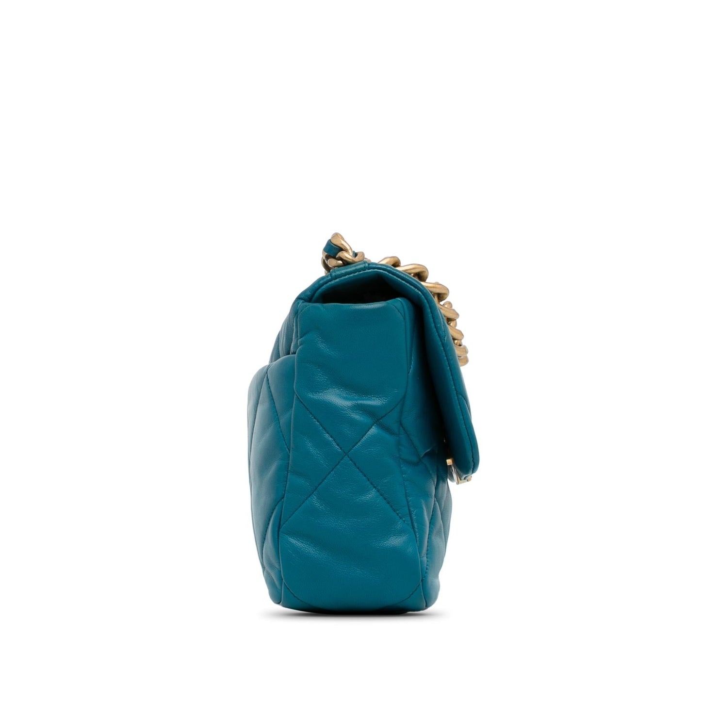 Chanel Large Lambskin 19 Flap (SHG-olIAoj) Shoulder Bag