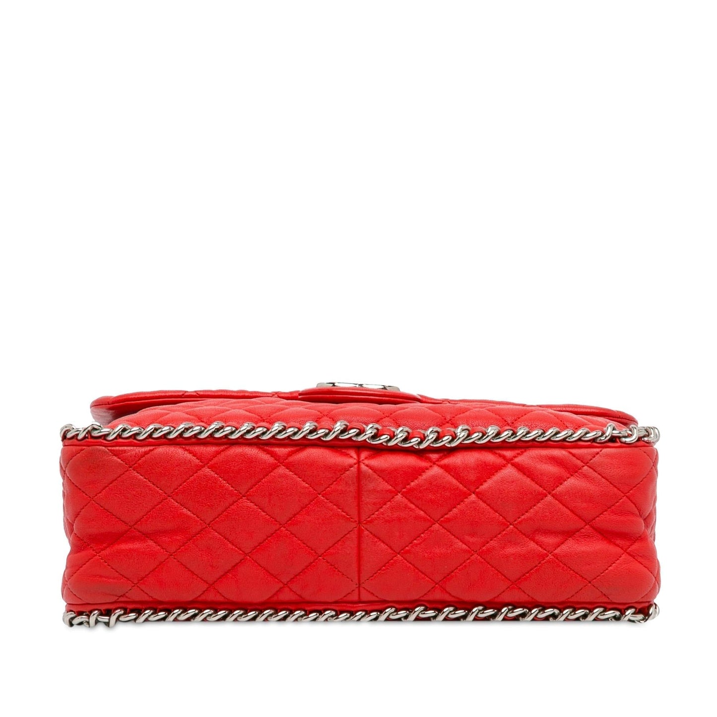Chanel Maxi Washed Lambskin Chain Around Flap (SHG-CaYHus) Shoulder Bag