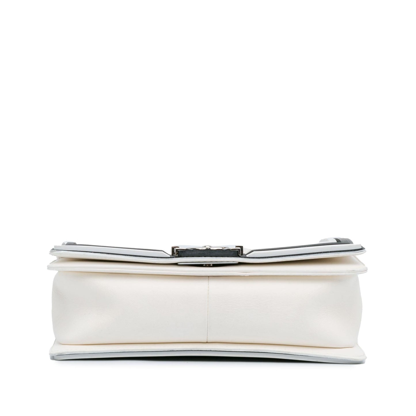 Chanel Medium Bicolor Lambskin and Rubber Boy Flap (SHG-DBkDgP) Shoulder Bag
