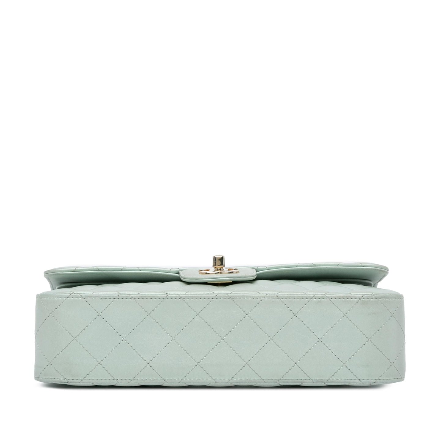 Chanel Medium Classic Iridescent Lambskin Double Flap (SHG-Ob6y5v) Shoulder Bag