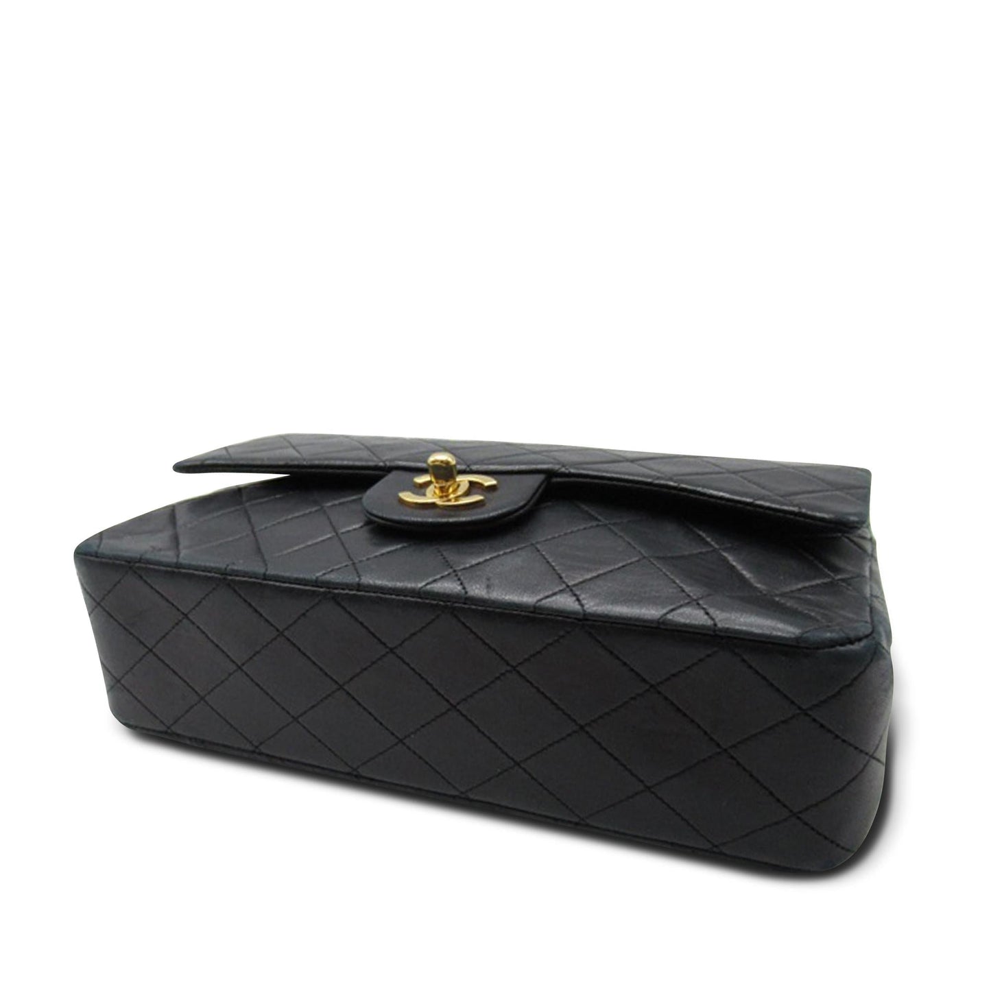 Chanel Medium Classic Lambskin Double Flap (SHG-rOp0wC) Shoulder Bag