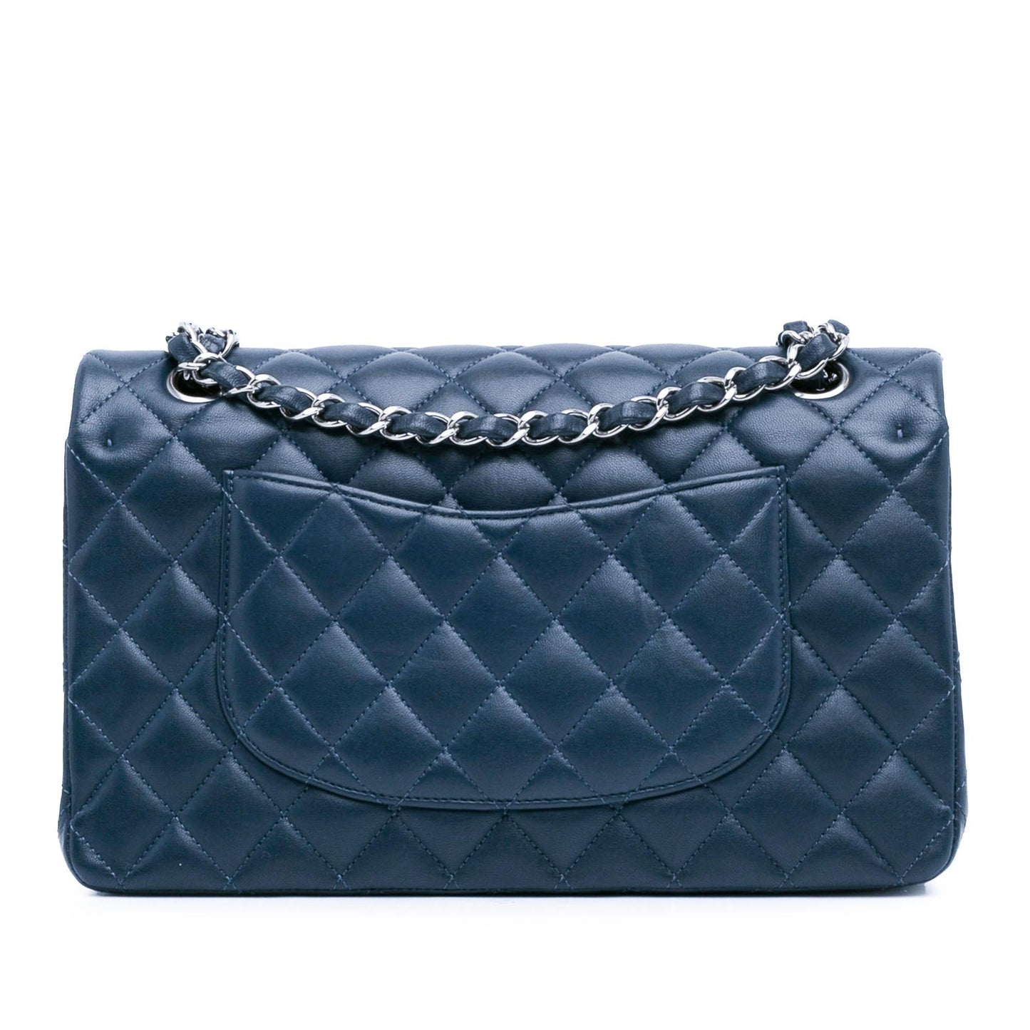 Chanel Medium Classic Lambskin Double Flap (SHG-Zld1fh) Shoulder Bag