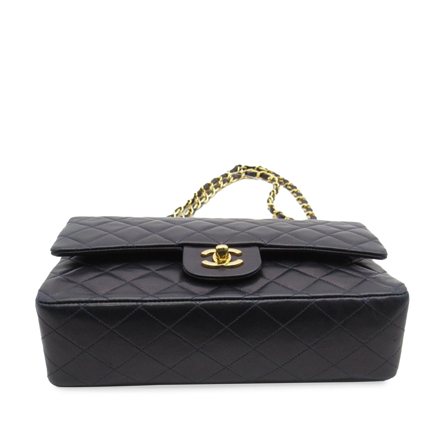 Chanel Medium Classic Lambskin Double Flap (SHG-E2VzzF) Shoulder Bag