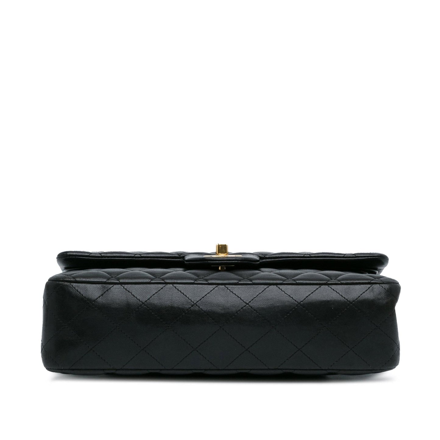 Chanel Medium Classic Lambskin Double Flap (SHG-ABhfkF) Shoulder Bag