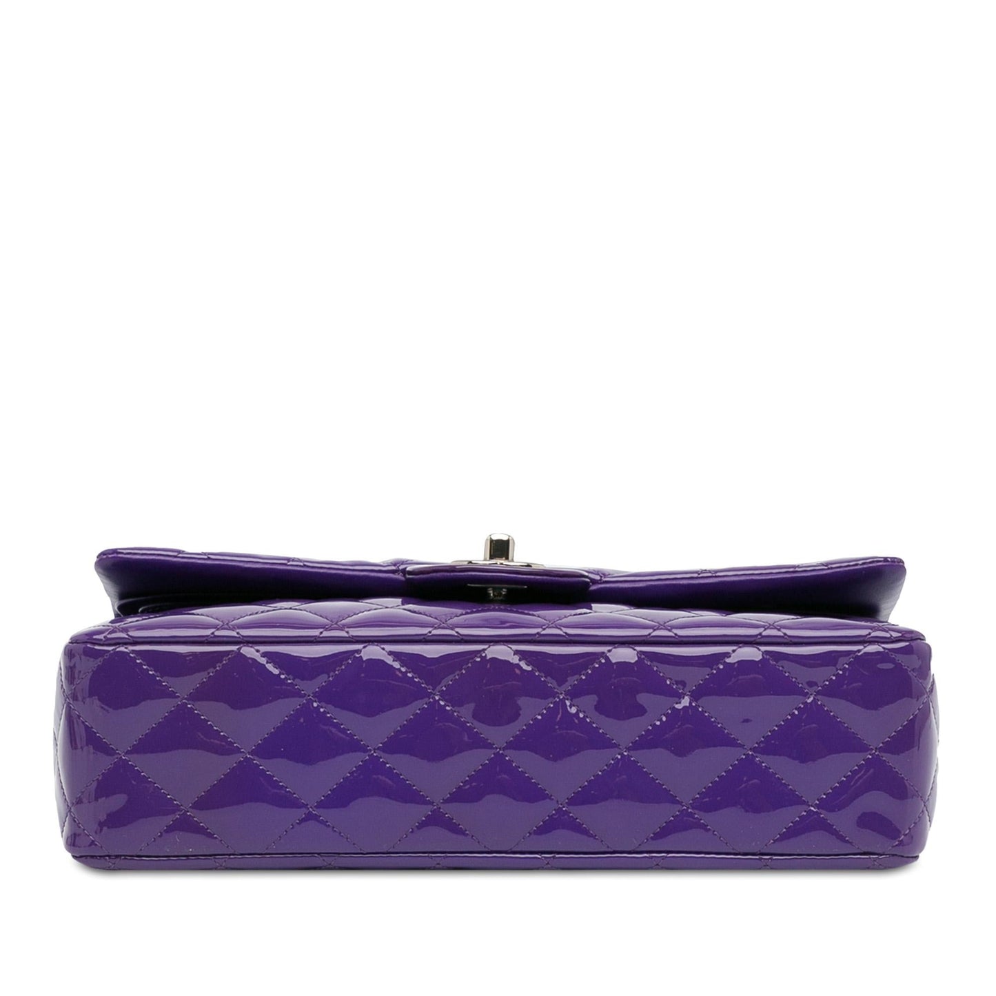 Chanel Medium Classic Patent Double Flap (SHG-pGzzwl) Shoulder Bag