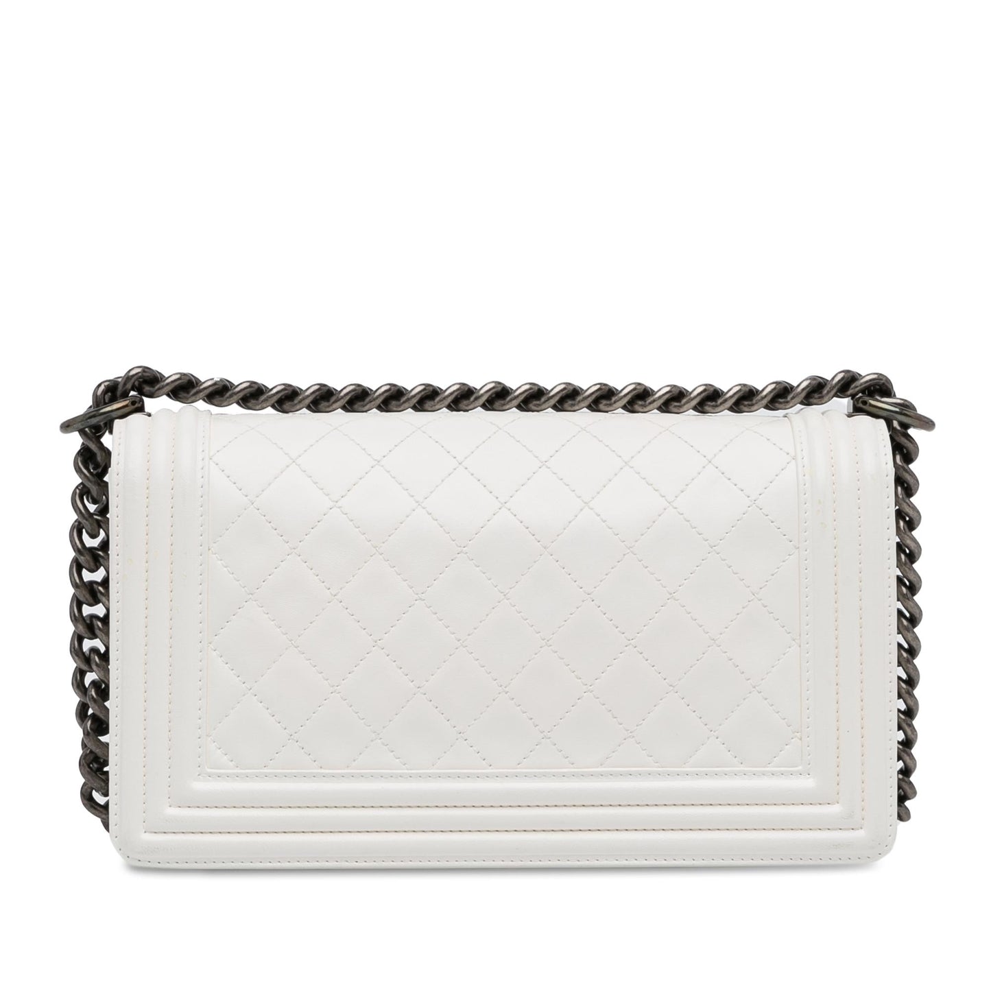 Chanel Medium Lambskin Boy Flap (SHG-1Vev3e) Shoulder Bag