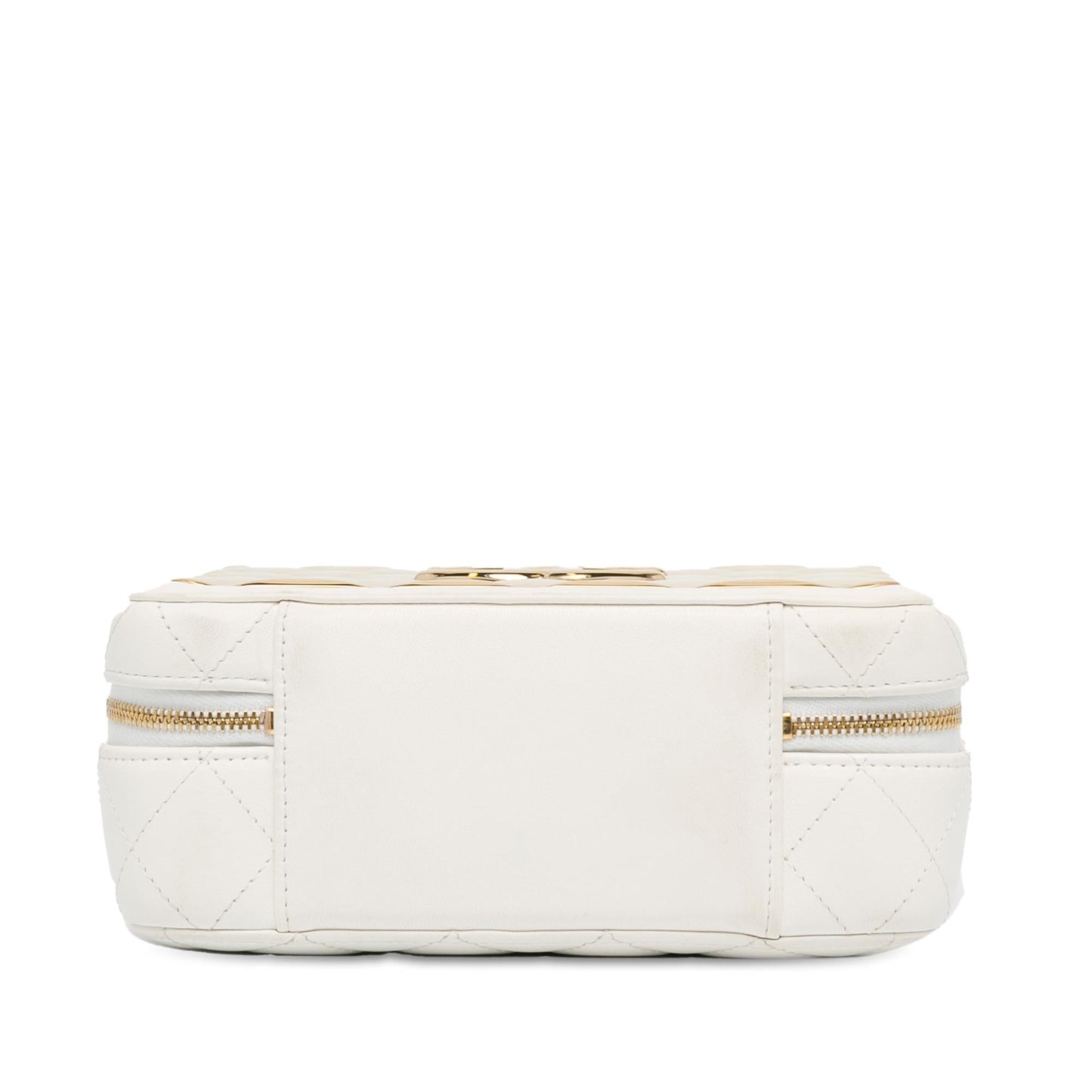 Chanel Medium Lambskin Golden Plate Vanity Case (SHG-c6SzIL) Handbag