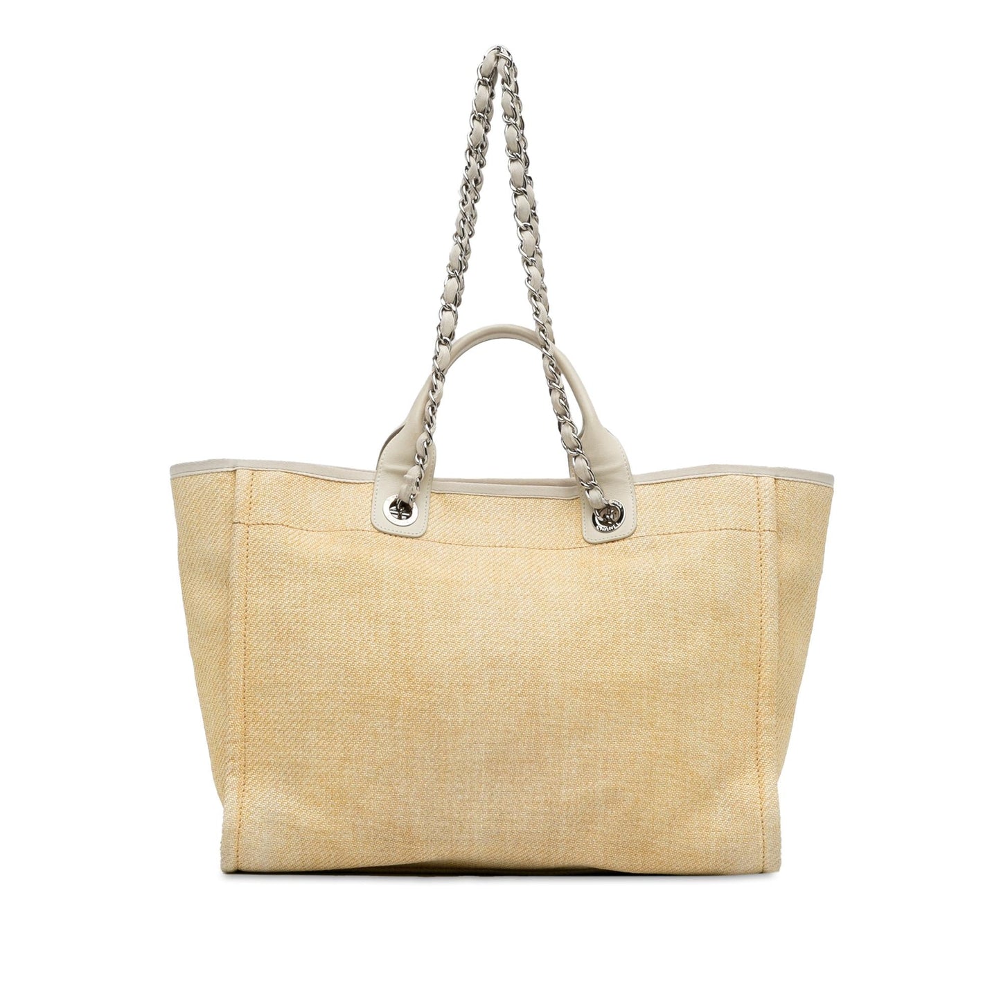 Chanel Medium Raffia Deauville Satchel (SHG-1hmcTk) Handbag