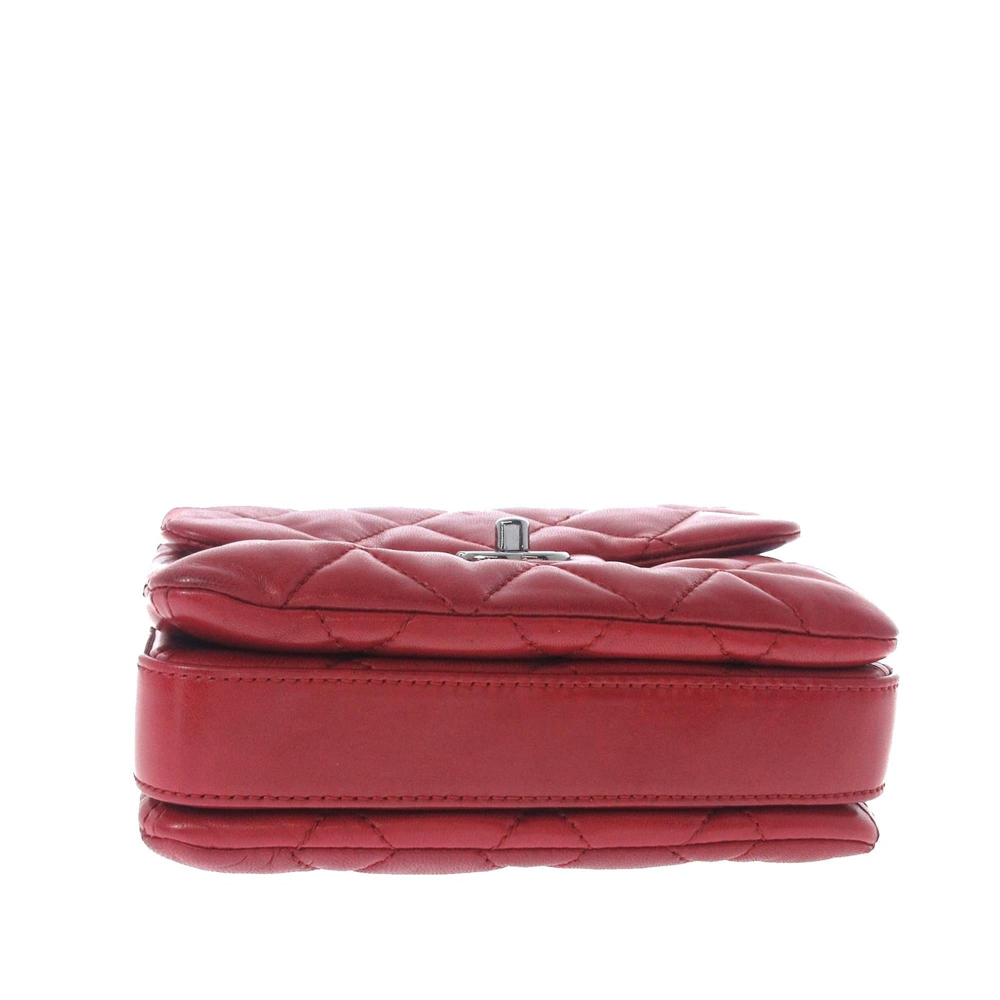 Chanel Mini Lambskin 3 Flap (SHG-5PtZnC) Crossbody