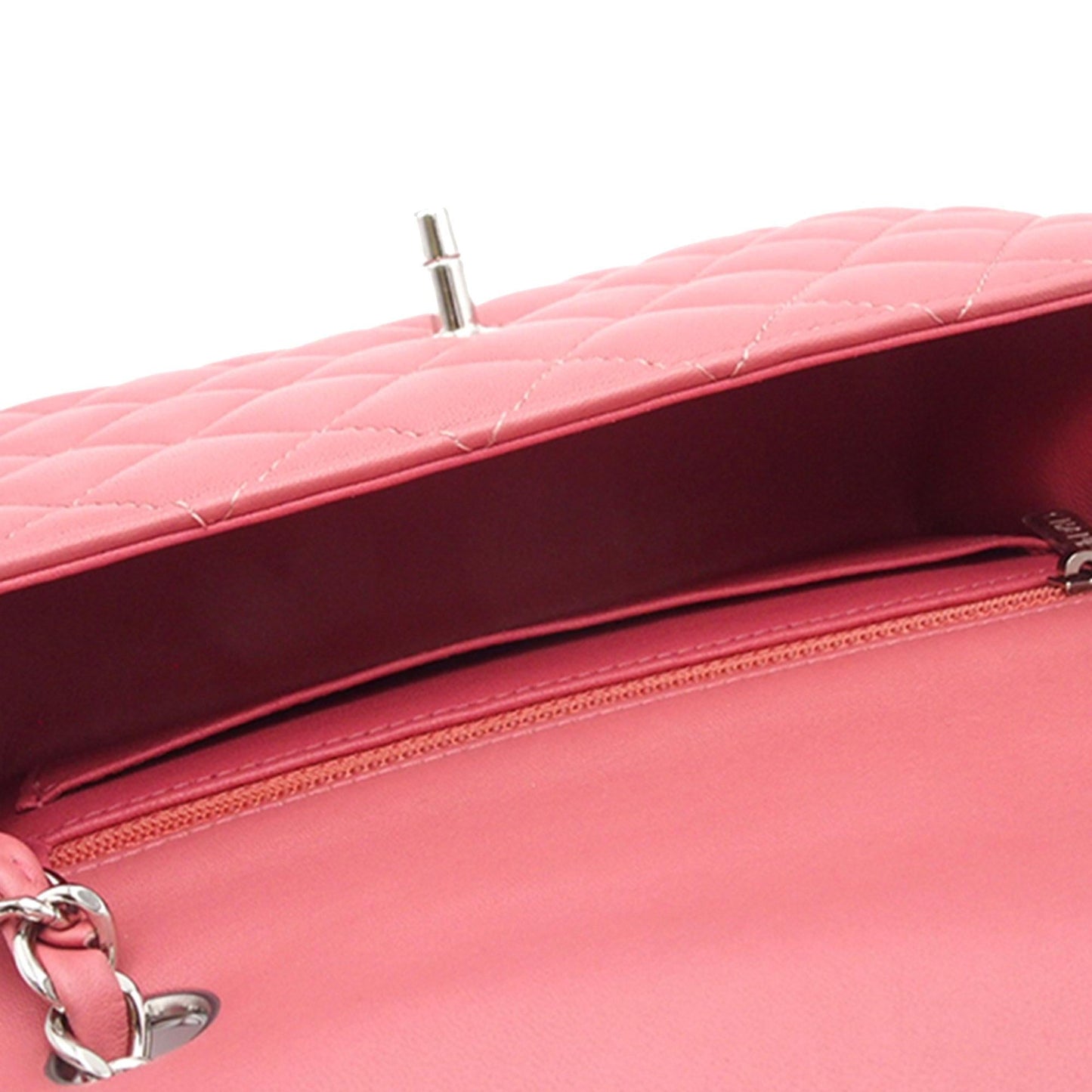 Chanel Mini Rectangular Classic Lambskin Single Flap (SHG-TIx3qD) Crossbody