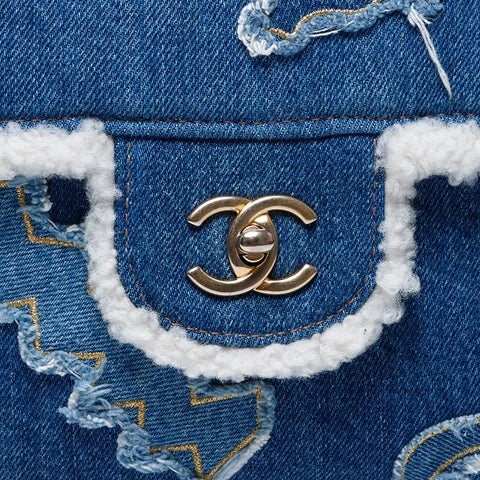 CHANEL -EGYPT HEIROGLYPH JUMBO FLAP BAG