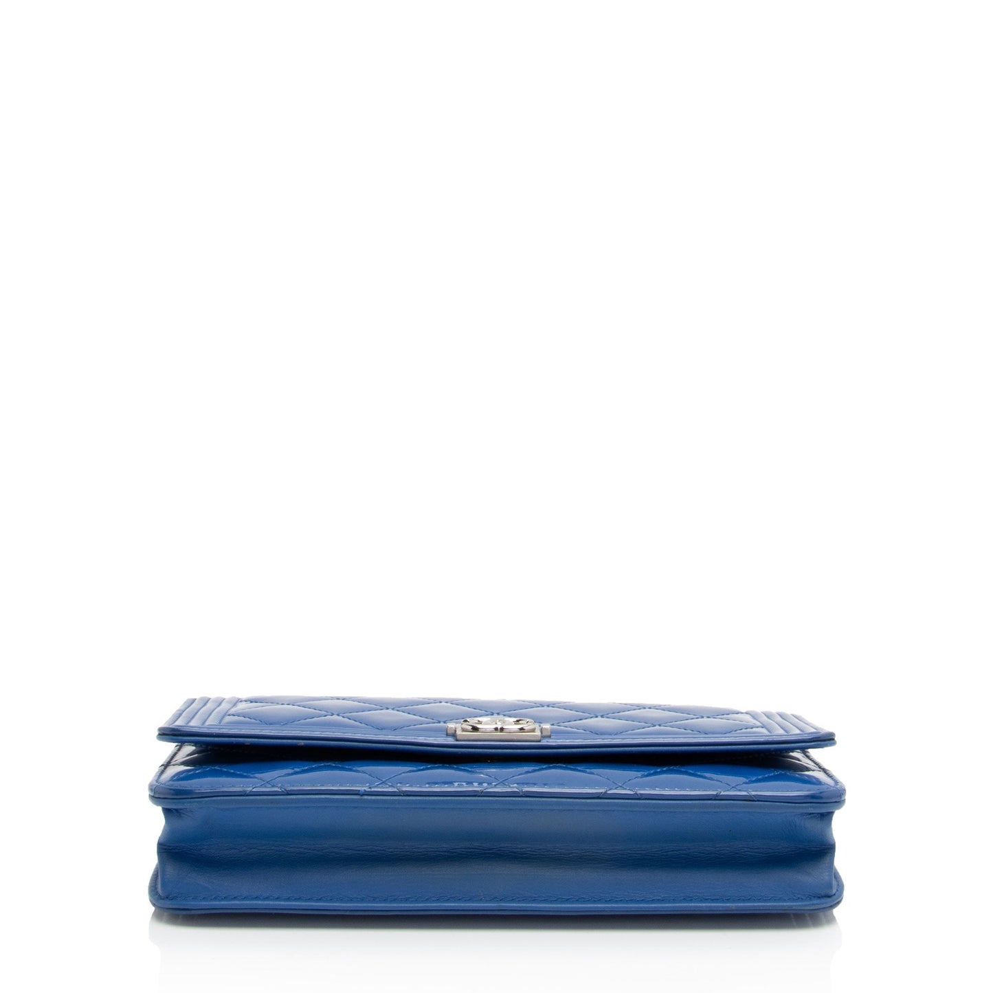 Chanel Patent Leather Boy Wallet on Chain (SHF-sHLroH) Crossbody