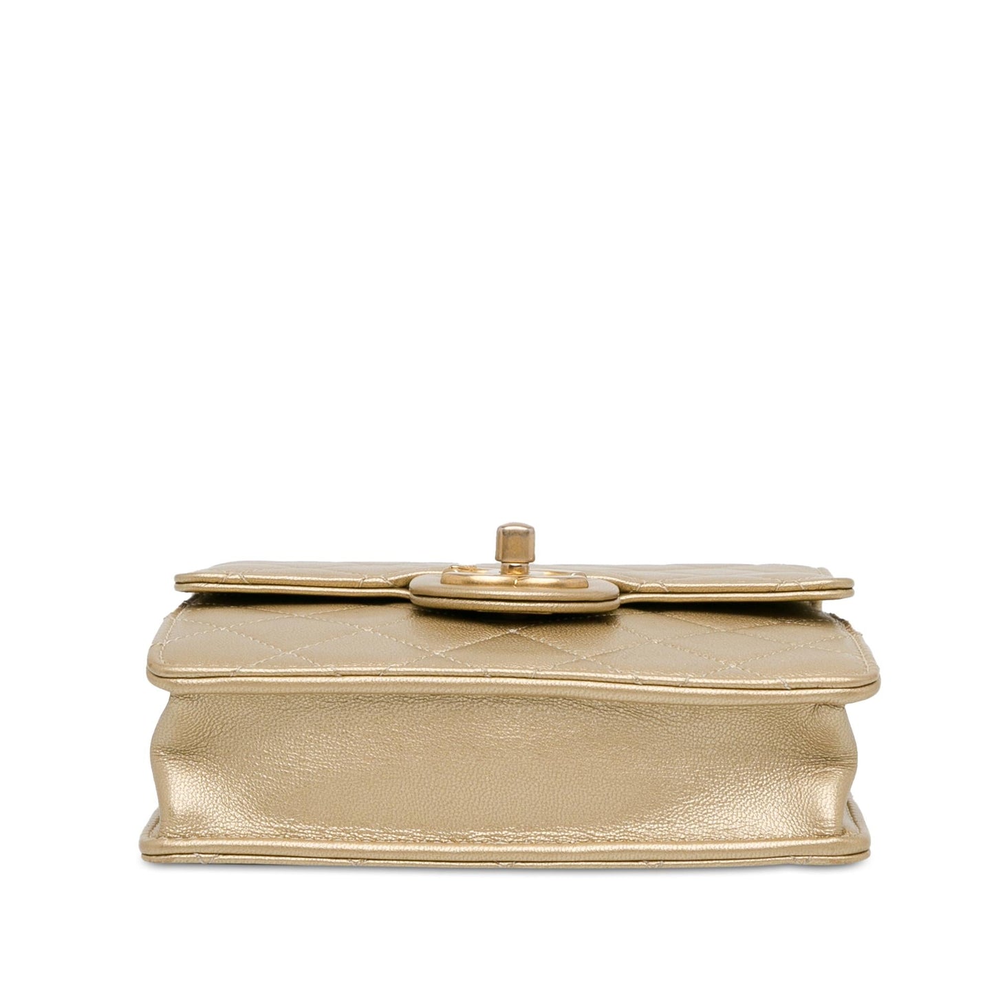 Chanel Small Lambskin Chic Pearls Flap (SHG-AarASt) Crossbody