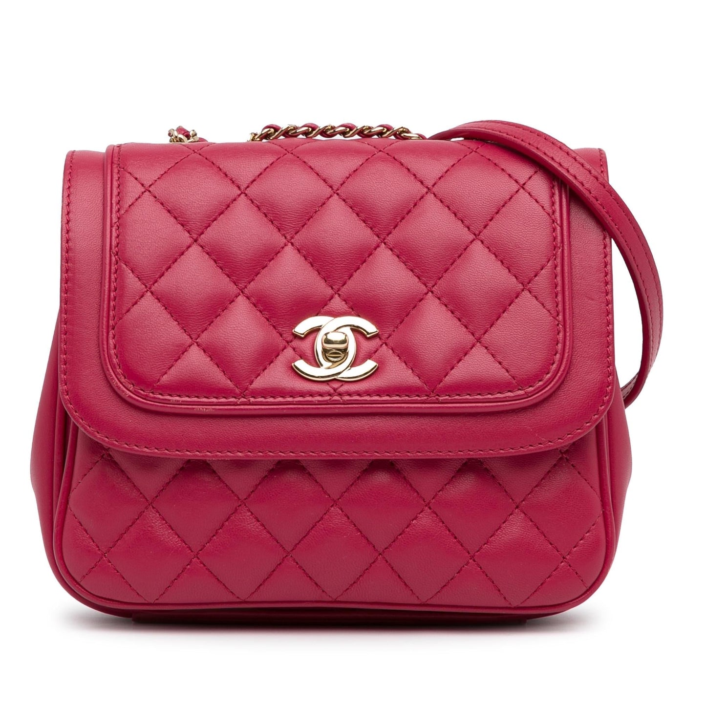 Chanel Small Lambskin Lovely Day Flap Crossbody