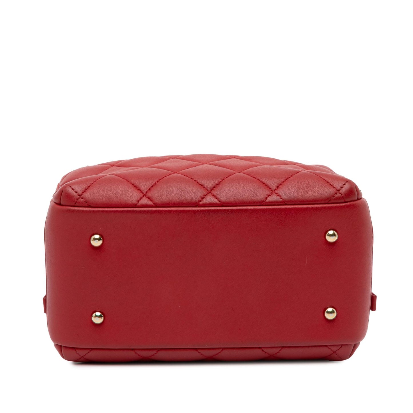 Chanel Small Lambskin Trendy CC Bowling (SHG-lOYrMx) Handbag