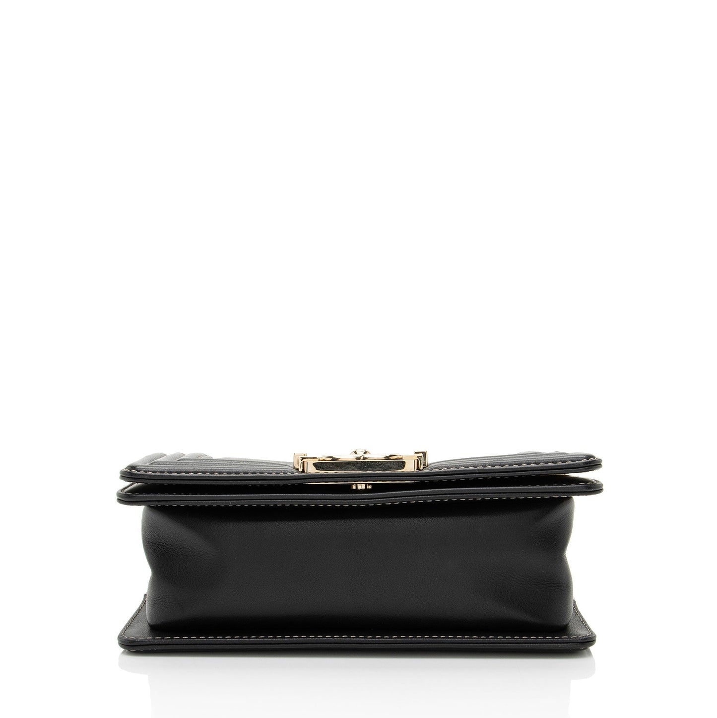 Chanel Two Tone Calfskin Goatskin Small Boy Bag