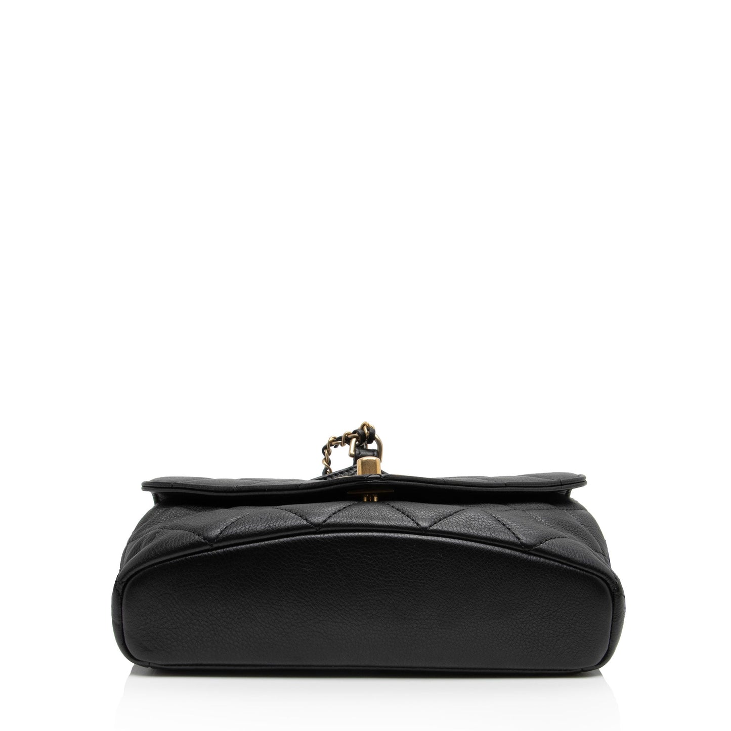 Chanel Calfskin Quilted Carry With Chic Flap Waist Bag (SHF-zM1SNQ)