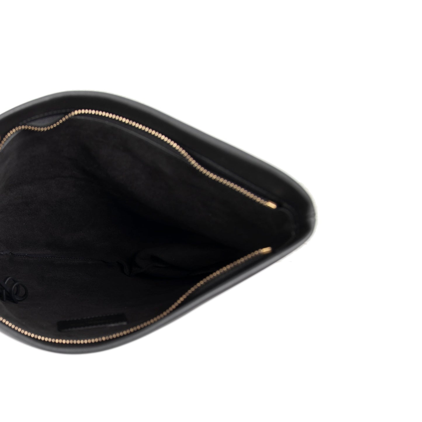 Christian Dior 2020 Leather Logo Zip Clutch