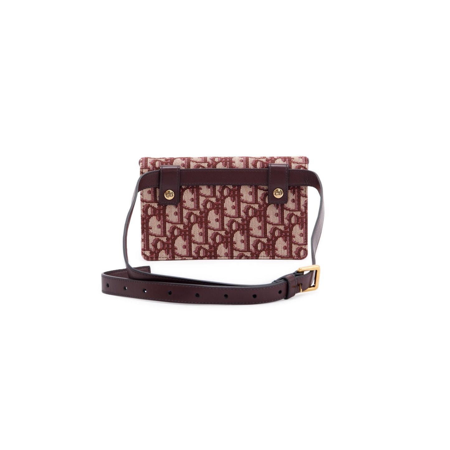 Christian Dior Oblique Saddle Belt Pouch